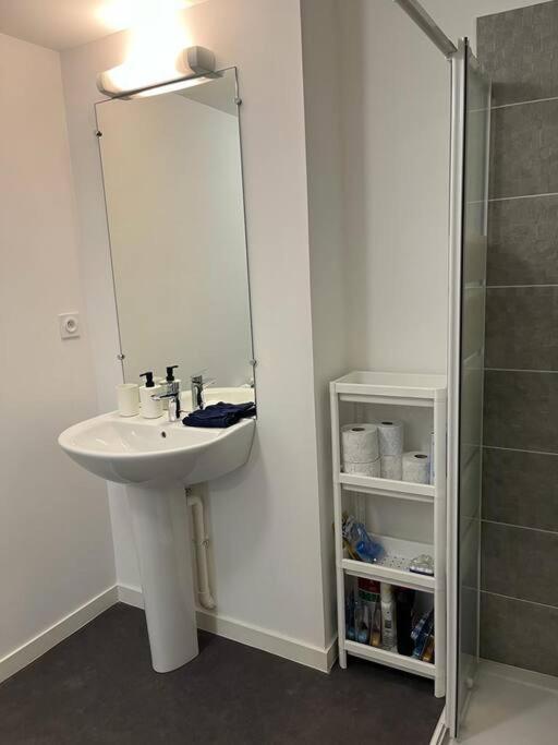 Appartement F2 De Haut Standing En Hypercentre Avec Jardin Prive A 270 M De La Gare De Mantes ! Eksteriør billede